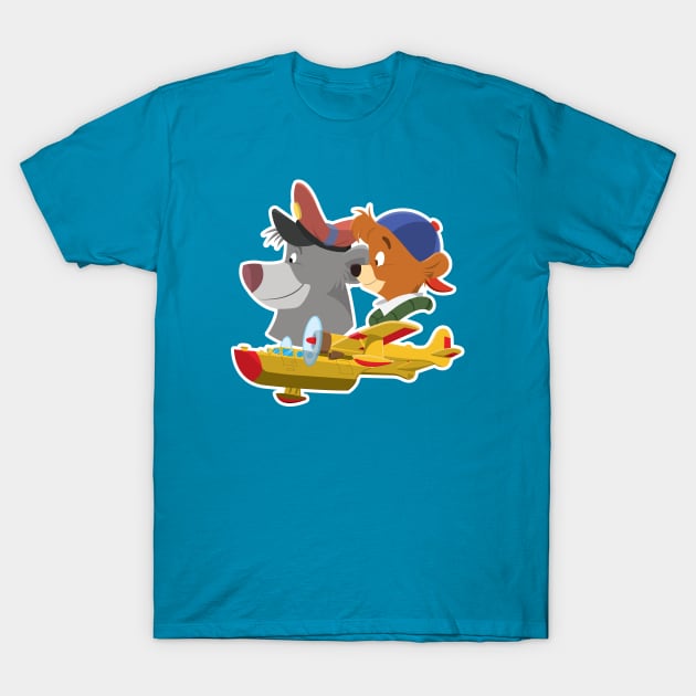 Baloo & Kit T-Shirt by dhartist